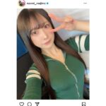 真島なおみ、機内でご機嫌のピースサインにファンからは「可愛くて、癒される」の声！