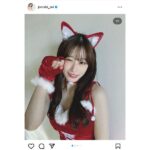 NMB48・上西怜、猫耳サンタのてへぺろショットが可愛すぎると大反響！