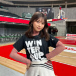 まるぴ、可愛すぎる笑顔でインターカップ2023の開幕を報告！「高校生たちの活躍を見逃すなー！！」
