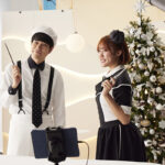 梅沢富美男、松山ケンイチ＆王林オススメのクリスマススイーツをパクッ！ 〜ローソン新TVCM