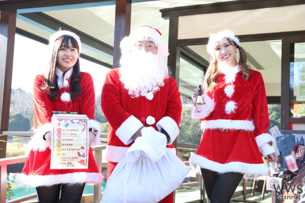 【写真特集】新井美穂、ミニスカサンタ衣装でクリスマスゴルフを盛り上げる！　
