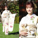 【写真特集】尾碕真花、まったりとしたクリーム色の晴れ着姿で登場！「初めてのことに挑戦する機会が多い年でした」＜2024年オスカー晴れ着撮影会＞