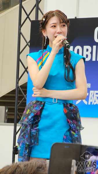 【動画】ナビメイトがブルーのチャイナ風衣装で大阪モーターショー最終日を盛り上げる！