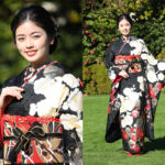 【写真特集】小芝風花、黒が基調のクールな晴れ着姿で登場！2023年を「怒涛の1年」と振り返る＜2024年オスカー晴れ着撮影会＞
