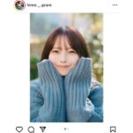 新谷姫加、ニコニコ笑顔が眩しすぎるSHOTを披露！2枚目にはクールビューティなキメ顔も！