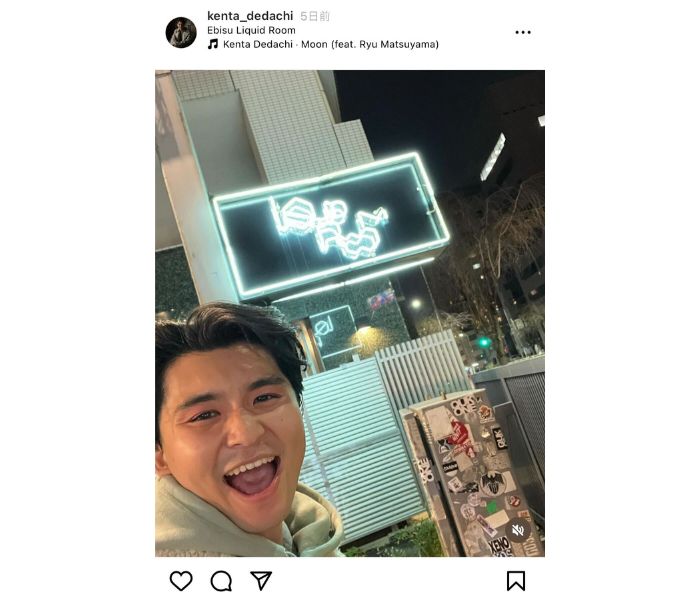 Kenta Dedachi、ワンマンライブ成功を報告！Ryu Matsuyamaとの共演振り返る