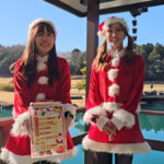 【動画】イメージモデル・新井美穂、ミニスカサンタ衣装で大栄カントリー倶楽部に登場！