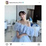影山優佳のウエディングドレス姿にドキッ！デコルテラインが美しいオフショットに反響