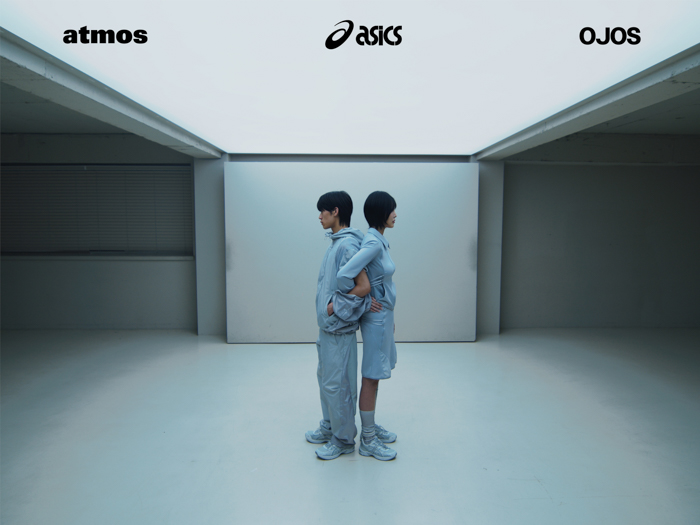 韓国発のブランド「OJOS」をサードパーティーに迎え「atmos」のフィルターを通した「ASICS」との別注モデルが登場