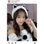 #ババババンビ・岸みゆ、ふわもふな猫コスプレが可愛すぎるとSNSで話題に！機種変したての自撮り一発目を披露！