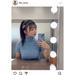 堀江りほ、タートルネックで際立つタイトなボディライン！大人の色気にファン歓喜！