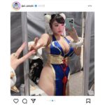 天木じゅん、クオリティ高すぎる春麗コスプレで大迫力スタイルをアピール！
