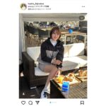 藤澤響花、豪華ゴルフラウンジをレポート！スタイル抜群オフショットに反響