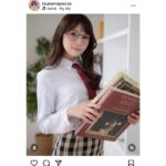 つなまよ！、丸メガネをかけていつもと雰囲気の違う知的キュートなSHOTを披露！