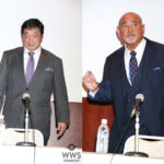武藤敬司、小橋建太らレジェンドが日テレプロレス記者会見に集結！「プロレスに恩返しができたら」＜プロレス中継70年史 THE 日テレプロレス＞