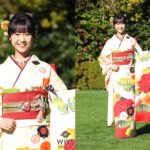 【写真特集】大角ゆき、クリーム色の気品あふれる晴れ着姿で登場！「新しい道へ歩み始めた進歩の1年でした」＜2024年オスカー晴れ着撮影会＞