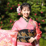 【写真特集】ギュナイ滝美、大好きなピンク色の晴れ着姿で登場！「目指すものを確信できた年になりました」＜2024年オスカー晴れ着撮影会＞