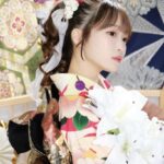 #ババババンビ・岸みゆ、見惚れるほどの美しさ！花模様の着物を身にまとい、ファンに新年のご挨拶！
