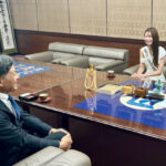 ミス・ユニバーシティ日本グランプリ・鈴木梨恩、静岡市長をグランプリ受賞後に表敬訪問