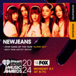 NewJeans 、2部門ノミネート！米「iHeart Radio Music Awards 2024」K-POP部門「Kpop Song of the Year」・「Best New Artist（K-Pop）」受賞候補！