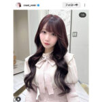 大谷映美里、バレンタインカラーにヘアチェン！最強すぎるショットにファン「かわいい天使」との声！