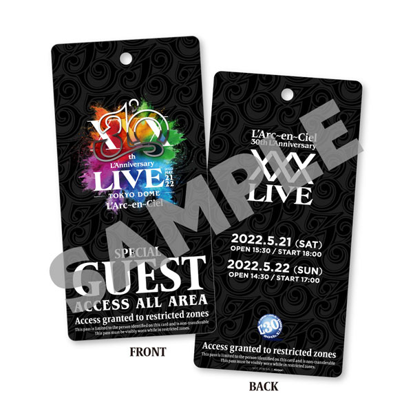 L'Arc〜en〜Ciel、「30th L'Anniversary LIVE」LIVE Blu-ray＆DVDの仕様、トラックリスト公開！本日より早期予約キャンペーンも開始！