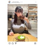 山崎あみ、カフェでのリラックス姿が可愛すぎると話題に！「可愛さ爆発中」「Angelにしか見えません」