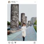 フリーモデル・KM、清楚な魅力あふれるスレンダーミニワンピ姿披露！