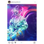 倖田來未、新曲「Vroom」MVオフショットを公開！エロかっこよさ健在の近未来スタイルで魅了