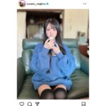 真島なおみ、饅頭をパクリと食べるオフショットが可愛すぎる！お正月のまったり気分にファン歓喜！
