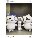 yama、ちいかわ＆ハチワレとのスリーショット写真公開！意外な一枚に癒されるファン続出