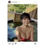 東雲うみと混浴！？露天風呂での眩しいスマイルグラビアにファン歓喜！