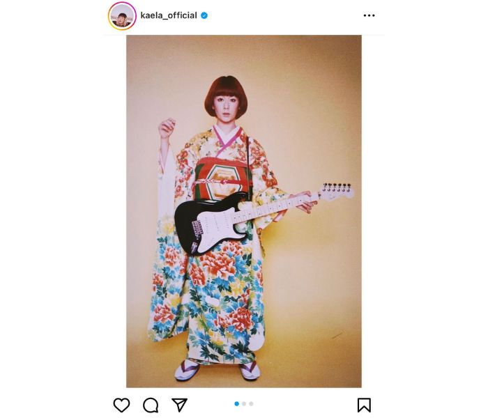 木村カエラ、晴れ着でギター構える20歳時の貴重写真公開！デビュー20周年への意気込みも