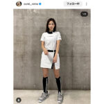 鷲見玲奈、美太ももがチラリゴルフウェア姿公開！可愛すぎる姿にファンドギマギ「全部かわいいです」