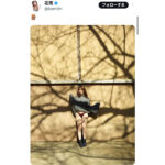 花雨、屋外での大胆セクシーショットにファン大興奮！「理性が崩壊します」「いつも芸術を感じざるを得ません」