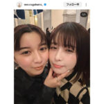 長濱ねる、上白石萌歌との豪華「仲良し」2SHOT披露！