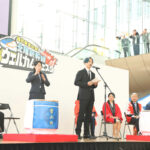 橘ケンチ(EXILE)が福井市特別1日駅長に！福井市主催『北陸新幹線ウェルカムフェスタ』に登壇！JR福井駅の出発式で発車の合図を行う！