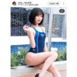 米倉みゆ、競泳水着で魅せる！スレンダー美ボディにファン「最高のプロポーション」の声