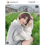 こばしり。、絶対領域チラ見せの最強SHOTにファン「かわいいー天使」の声