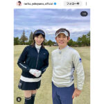横山ルリカ、ブラックコーデで大人の色気放出！「美しすぎる」ゴルフウェア姿にファン歓喜の声！