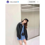 めるる、ラフな私服ショットから美脚披露！「可愛すぎる」の声
