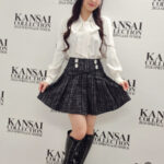 【動画】高嶺のなでしこ・松本ももなが関コレにガーリーなファッションで登場。15歳・永井結菜がインタビュー！＜KANSAI COLLECTION 2024 SPRING＆SUMMER＞