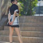 【写真特集】美凪(.SHAR-LiE)、オーバーオールミニ丈コーデで美脚披露！ 「物心ついた時から歌うことが好きでした」