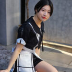 【写真特集】美凪(.SHAR-LiE)、オーバーオールミニ丈コーデで美脚披露！ 「物心ついた時から歌うことが好きでした」