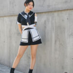 【写真特集】美凪(.SHAR-LiE)、オーバーオールミニ丈コーデで美脚披露！ 「物心ついた時から歌うことが好きでした」