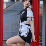 【写真特集】美凪(.SHAR-LiE)、オーバーオールミニ丈コーデで美脚披露！ 「物心ついた時から歌うことが好きでした」