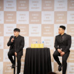 関口メンディーと中務裕太が登壇！発売約３ヶ月で160万食と売上好調！関口メンディーがプロデューサーを務める新商品の置き換えダイエットサプリ『OMOi KO MANDY（オモイコメンディー）』新商品発表会を開催！