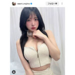 真島なおみ、セクシー衣装からチラリ美バスト＆お腹にファン大熱狂！「めちゃんこドキドキする！！」