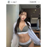 凛咲子、Calvin Kleinのアンダーウェアで魅せる曲線美！「やはり黒髪ロングはいいです」「惚れちゃいそ」の声