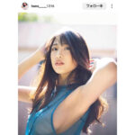 岡本杷奈、フェチぶっ刺さり！スケスケトップスからチラ脇披露！